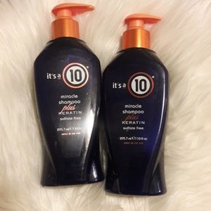 Its a 10 Keratin Plus Shampoo x2